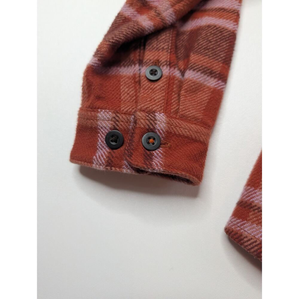 Cotopaxi Organic Mero Flannel Shirt in Spice Orange Woman Size M - Picture 8 of 13